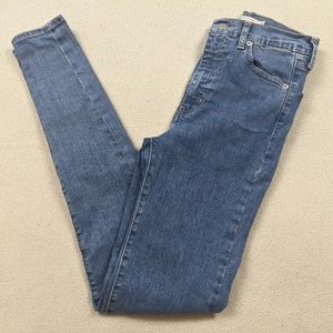 Levis Mile High Super Skinny Jeans Women's Sz 26